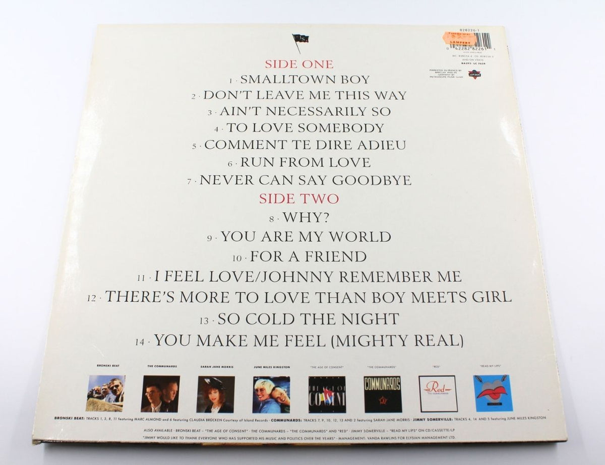 Jimmy Somerville Featuring Bronski Beat And The Communards - The Singles Collection 1984/1990 - Vinyl LP