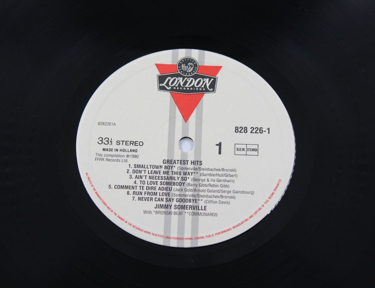 Jimmy Somerville Featuring Bronski Beat And The Communards - The Singles Collection 1984/1990 - Vinyl LP