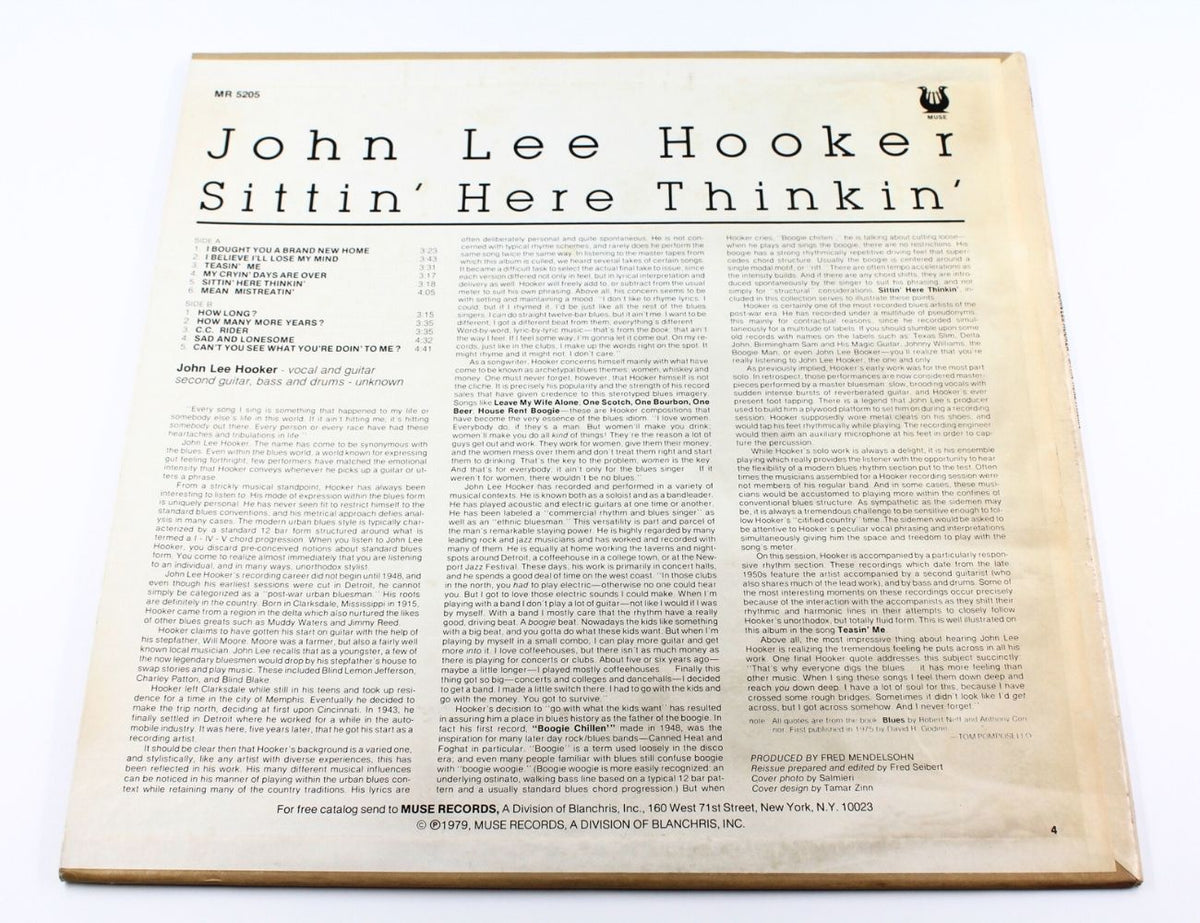 John Lee Hooker - Sittin&#39; Here Thinkin&#39;