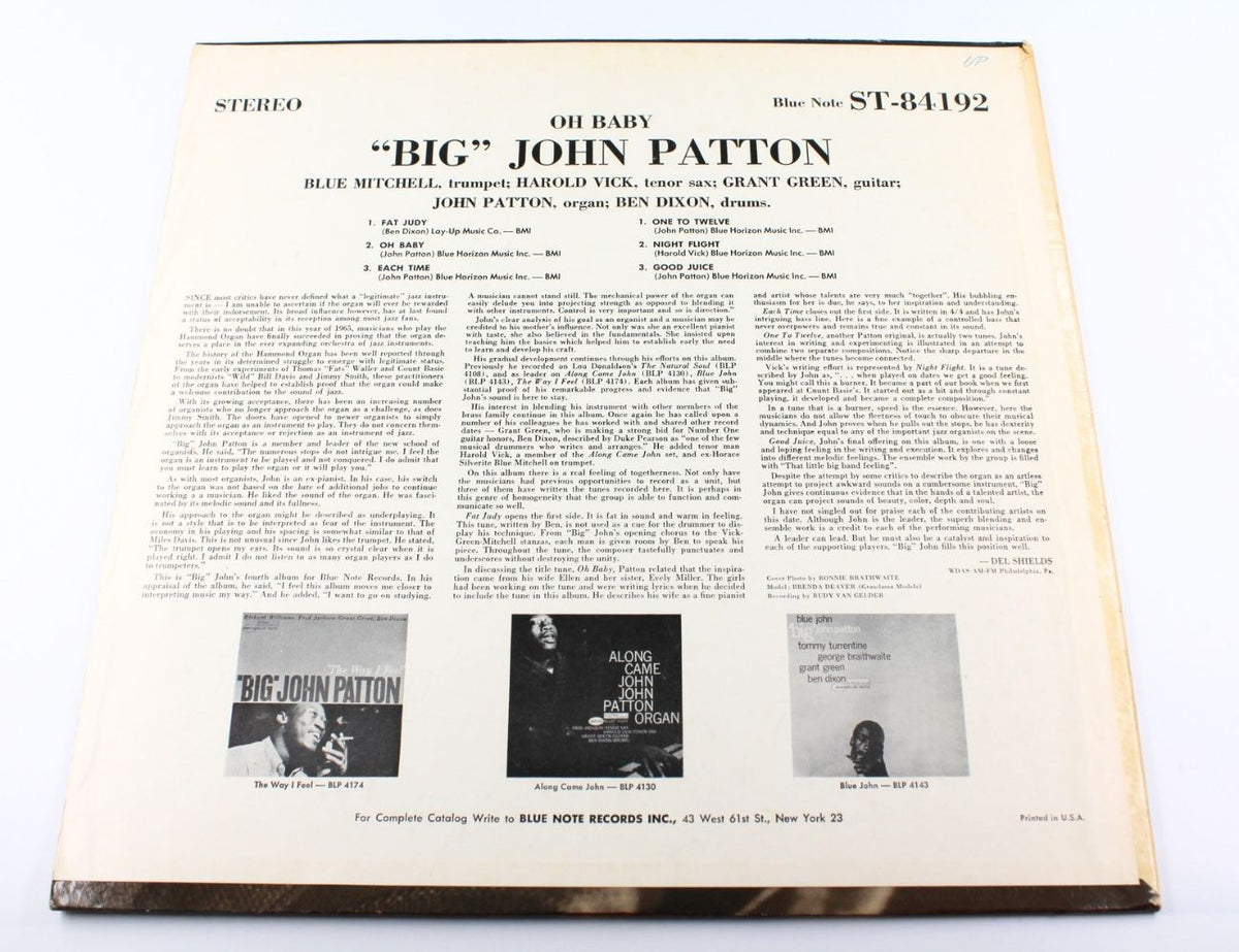 John Patton - Oh Baby!