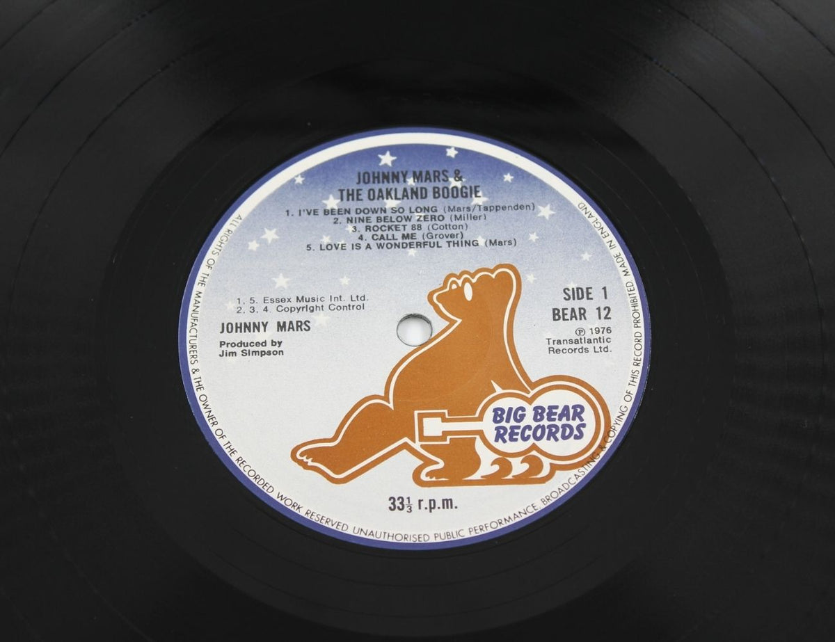 Johnny Mars & The Oakland Boogie - Same
