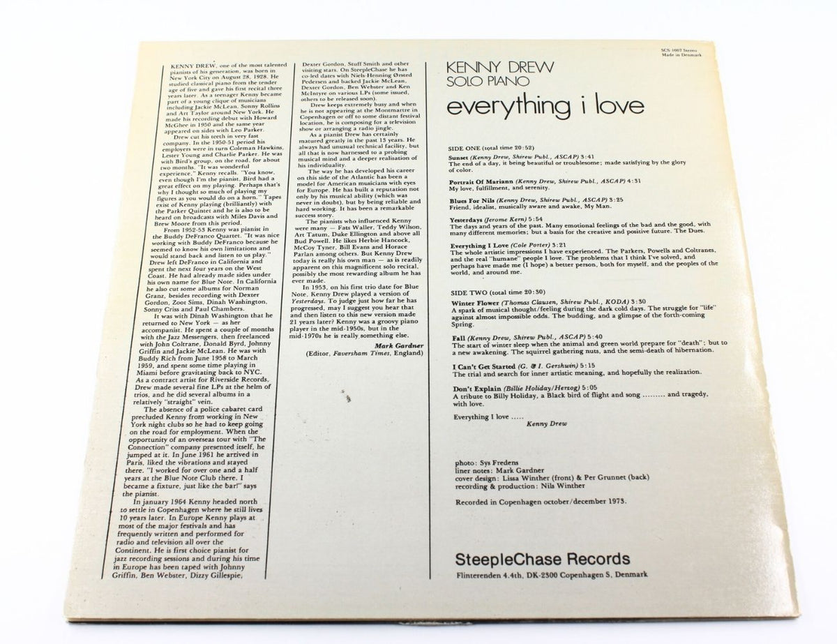Kenny Drew - Everything I Love