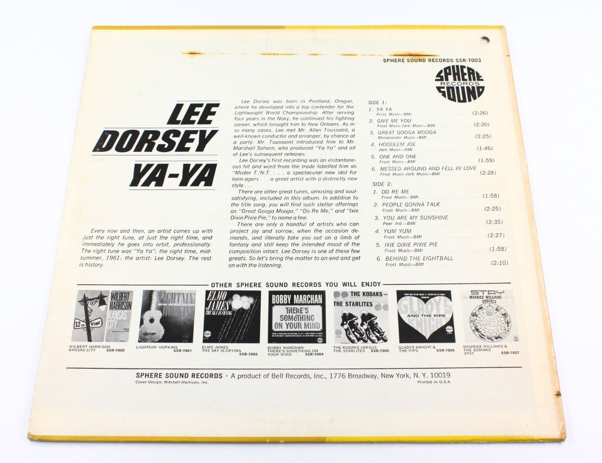Lee Dorsey - Ya-Ya