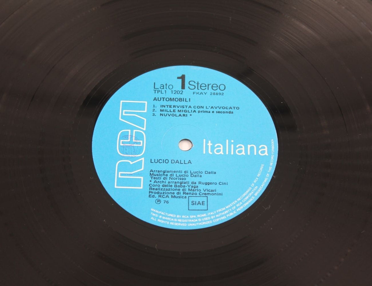 Lucio Dalla - Automobili