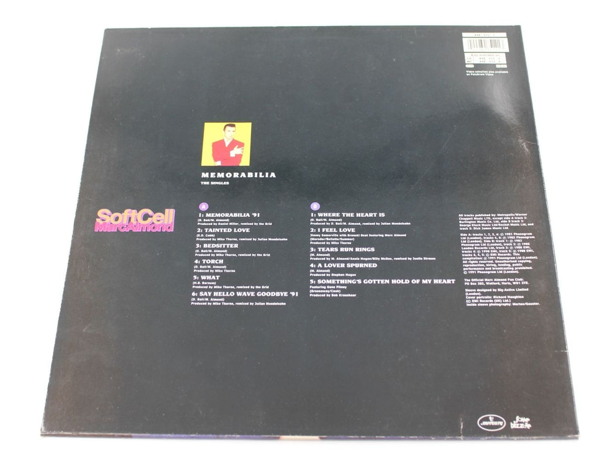 Soft Cell / Marc Almond - Memorabilia (The Singles)