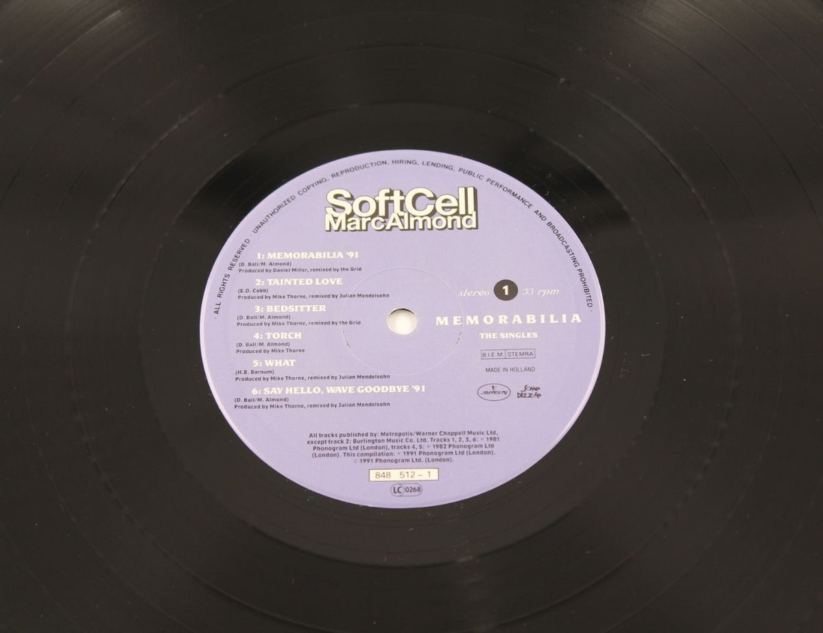 Soft Cell / Marc Almond - Memorabilia (The Singles)