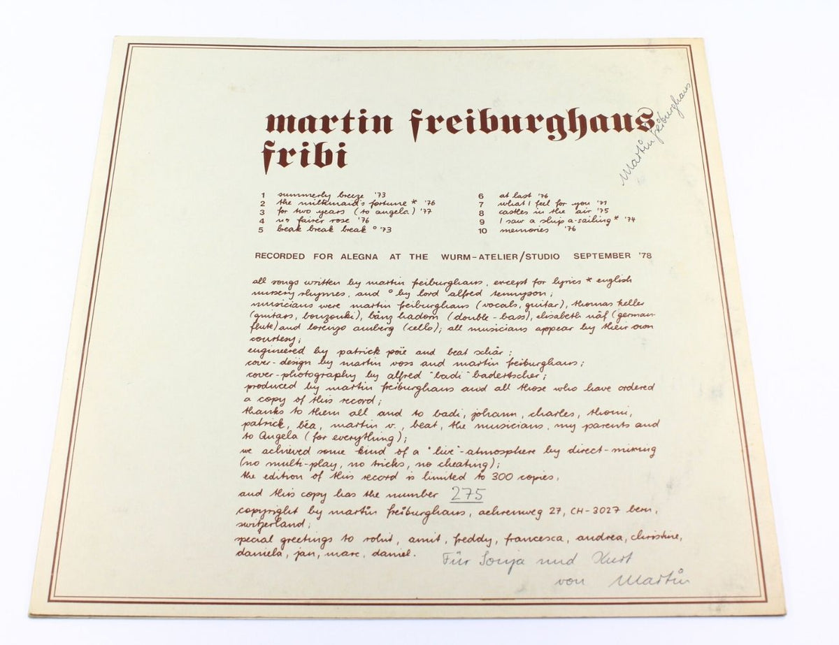 Martin Freiburghaus - Same