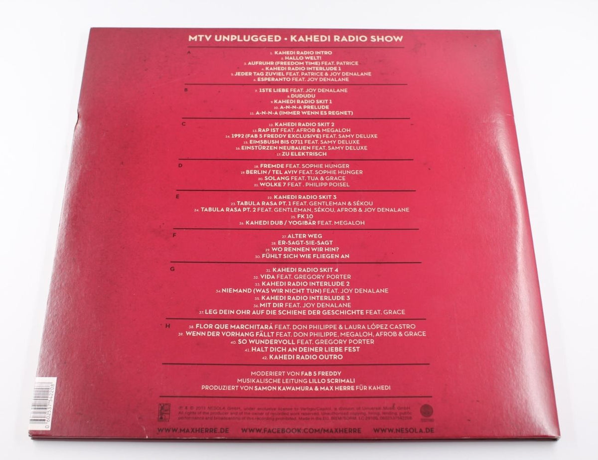 Max Herre - MTV Unplugged Kahedi Radio Show