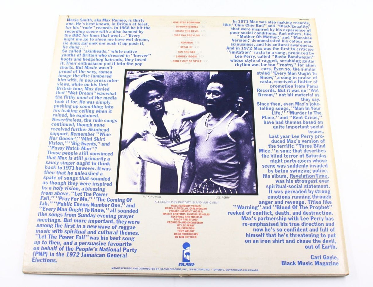 Max Romeo & The Upsetters - War Ina Babylon