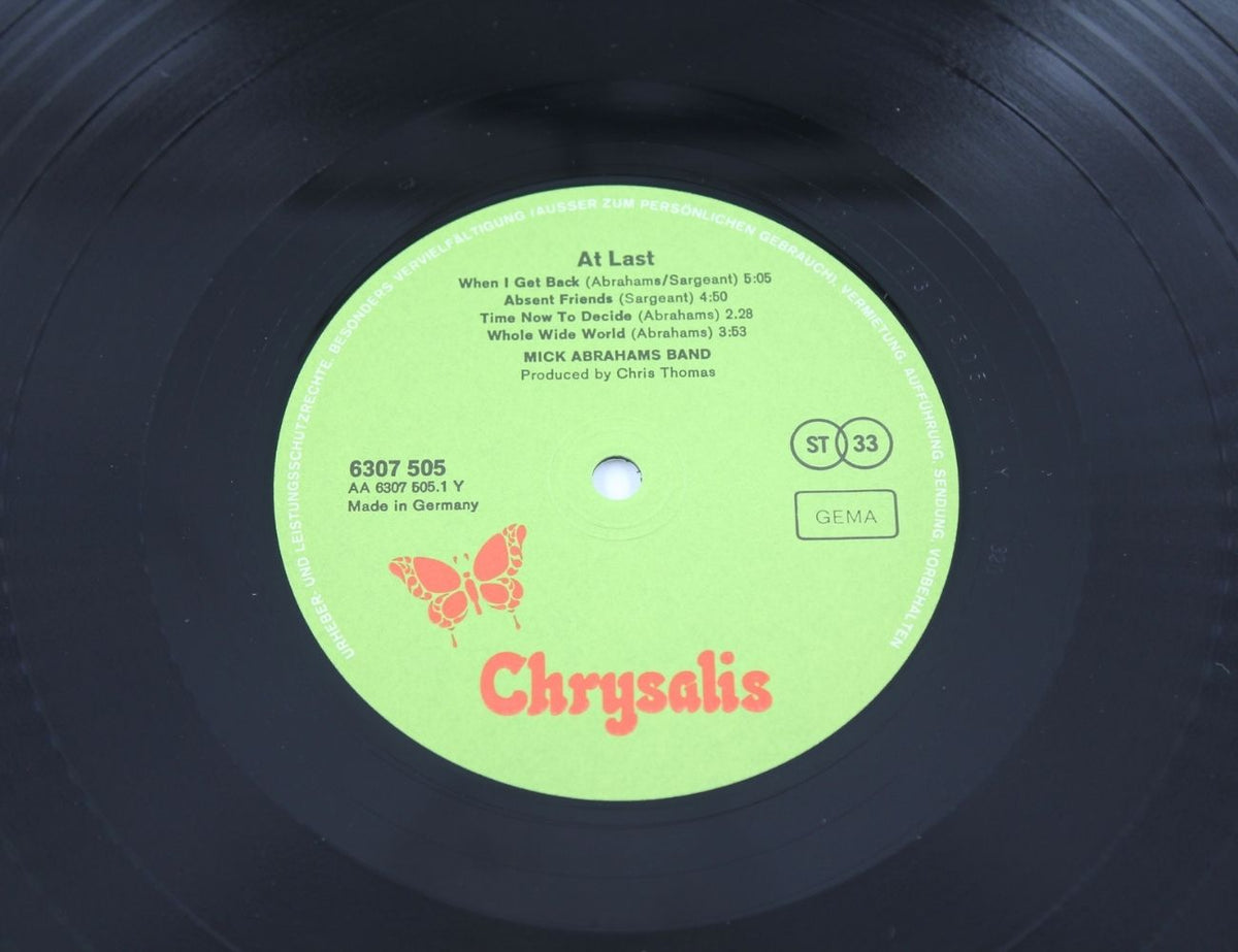 Mick Abrahams Band - At Last
