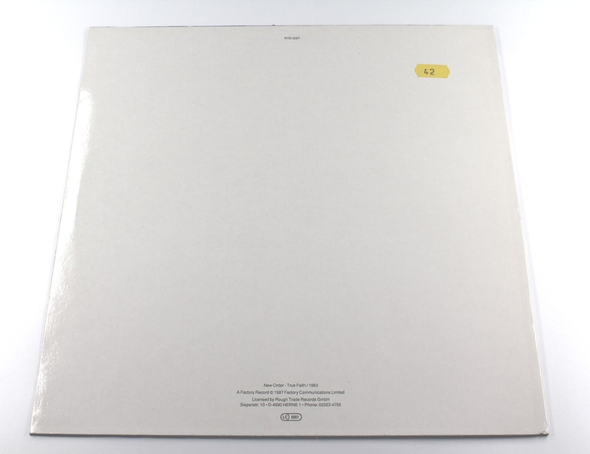 New Order True Faith 1963 Recordroom New order true faith 1963 recordroom