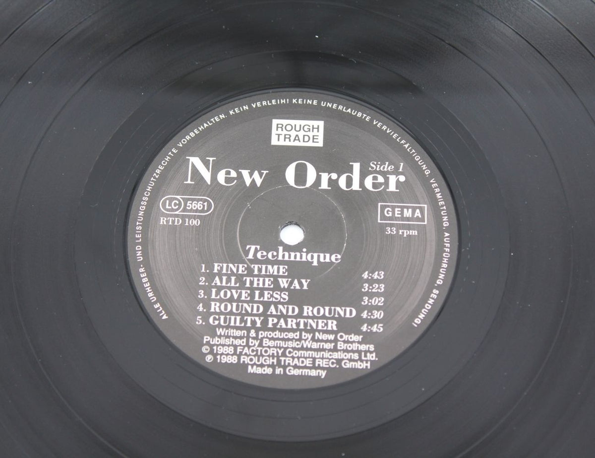 New Order - Technique