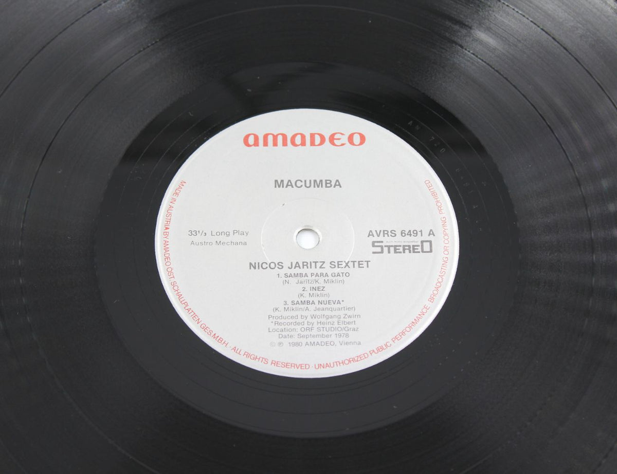 Nicos Jaritz Sextet With Karlheinz Miklin Trio - Macumba