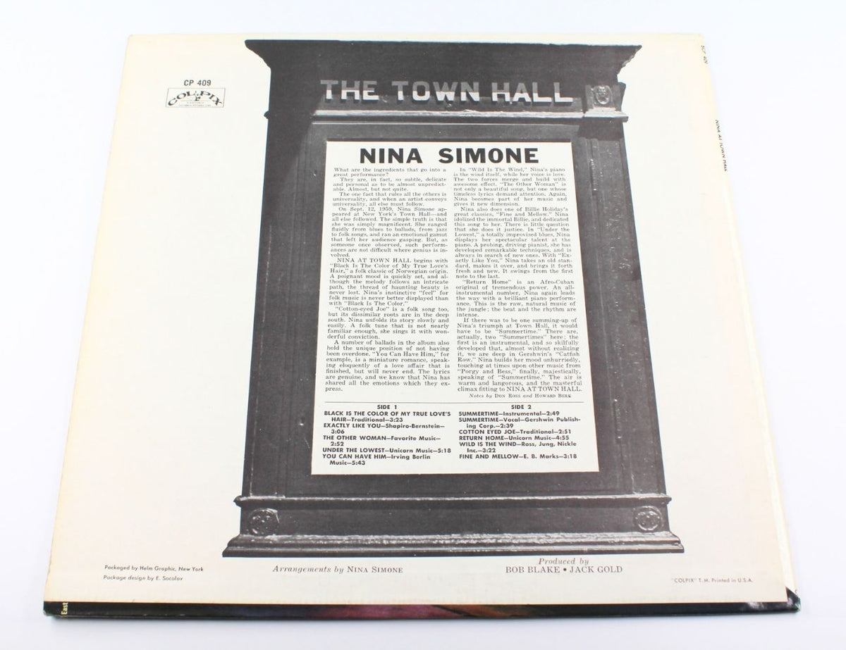 Nina Simone - Nina Simone At Town Hall