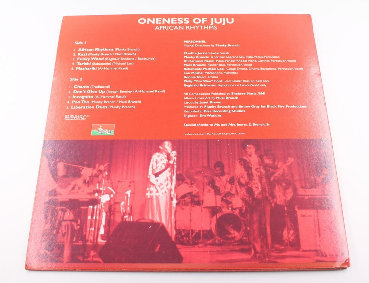 Oneness Of Juju - African Rhythms