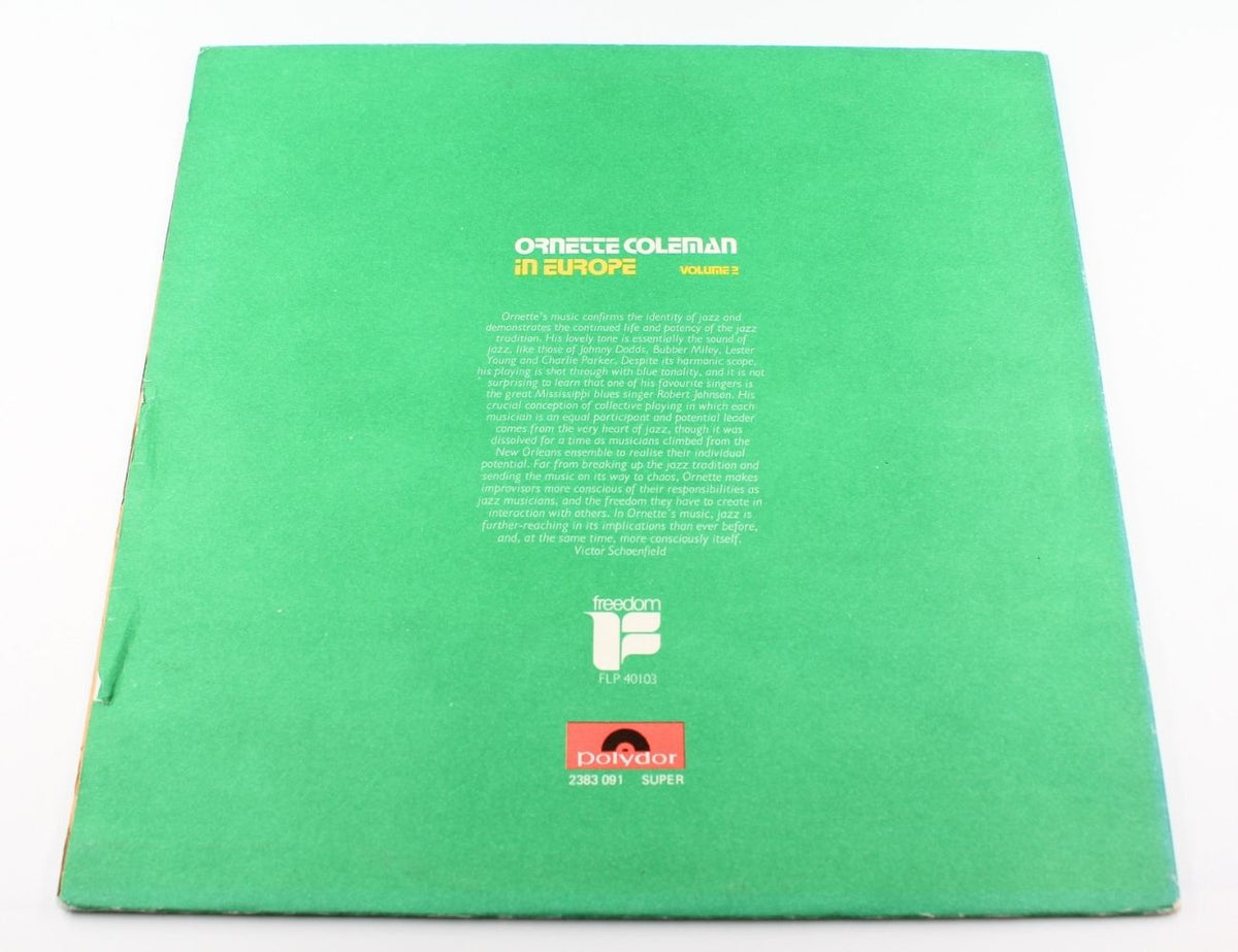 Ornette Coleman - In Europe Volume 1 and Volume 2