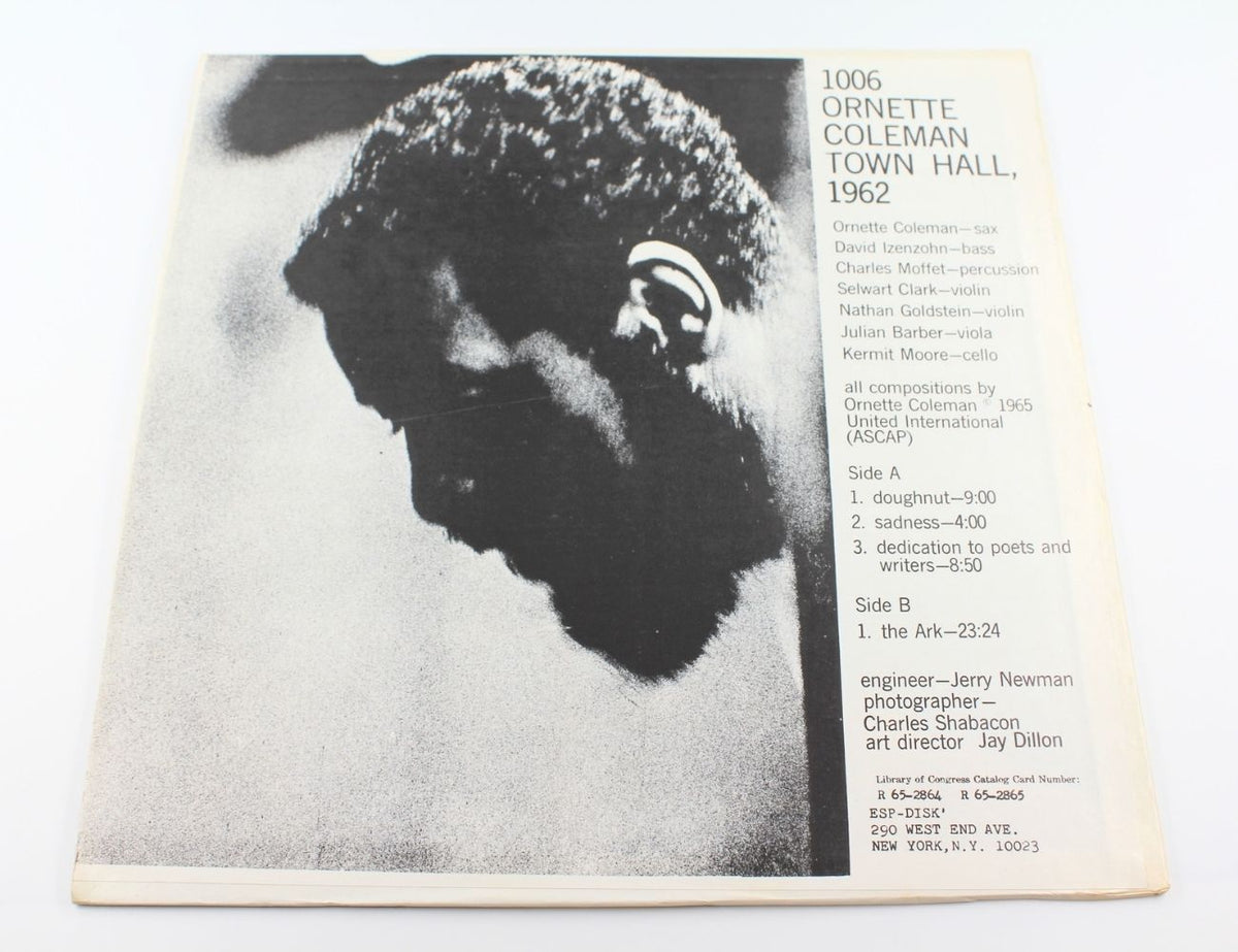 Ornette Coleman - Town Hall, 1962