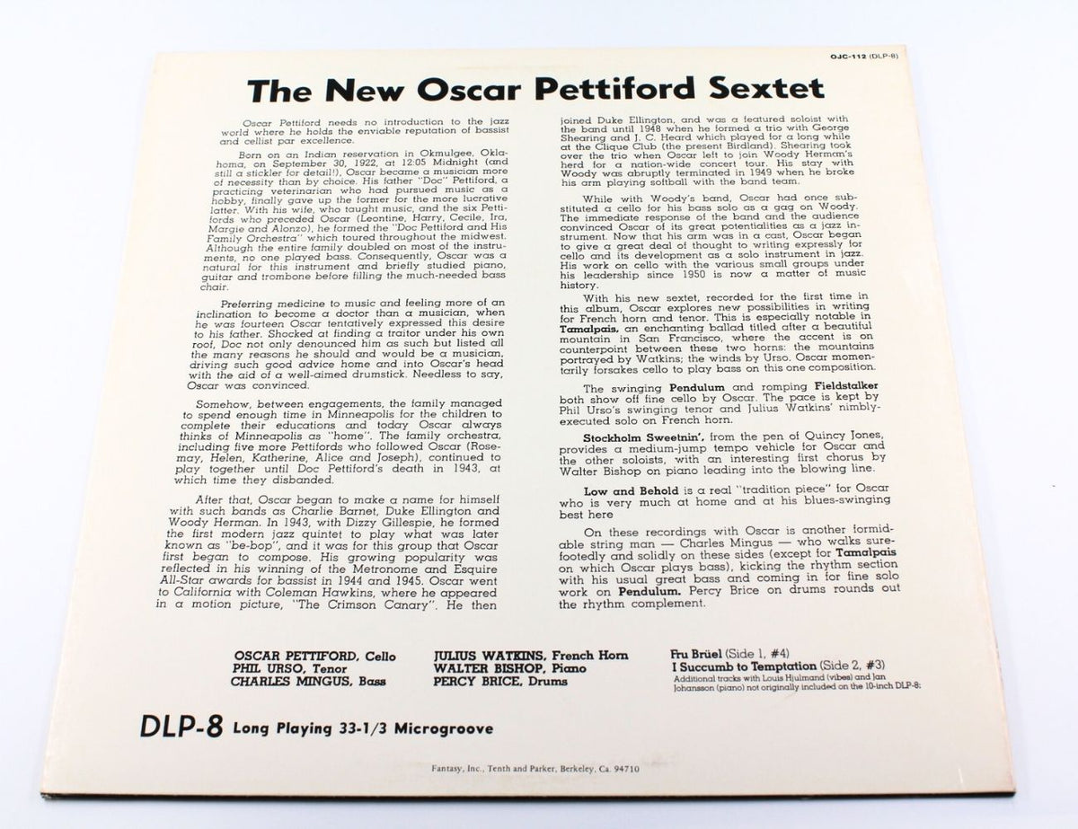 New Oscar Pettiford Sextet - Same
