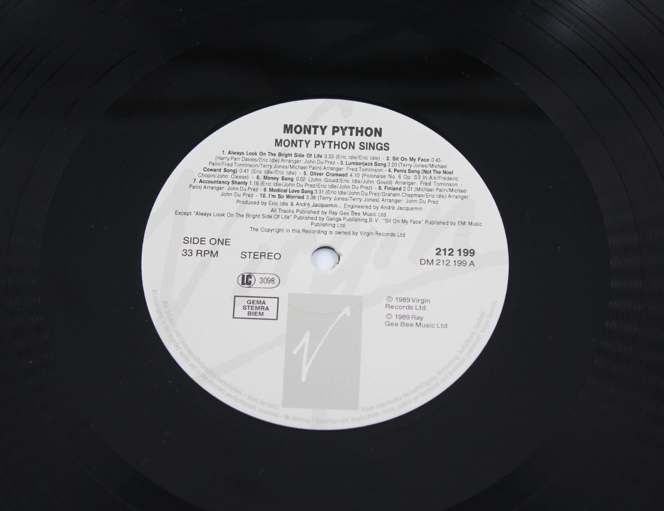 Monthy Python Sings Monty Python - Monty Python Sings - recordroom