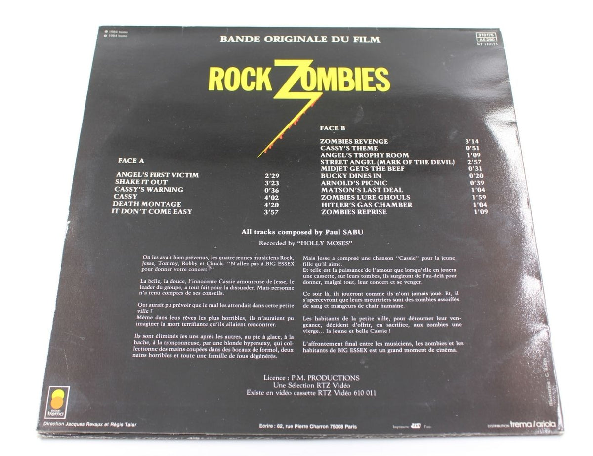 Holly Moses - Bande Originale Du Film "Rock Zombies"