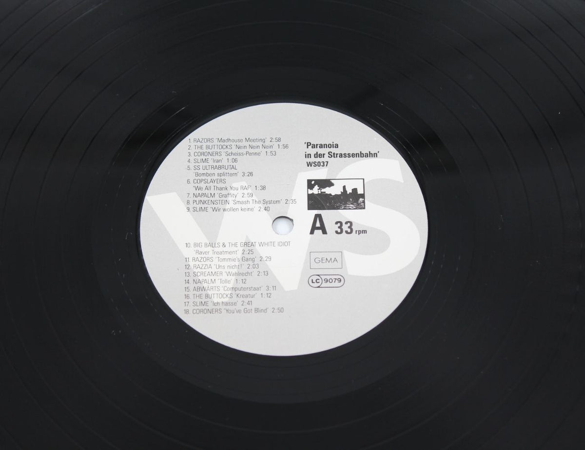 Various Artists - Paranoia In Der Strassenbahn - Punk In Hamburg 1977-83