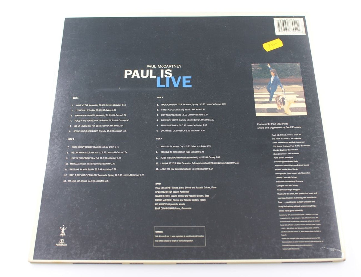 Paul McCartney - Paul Is Live