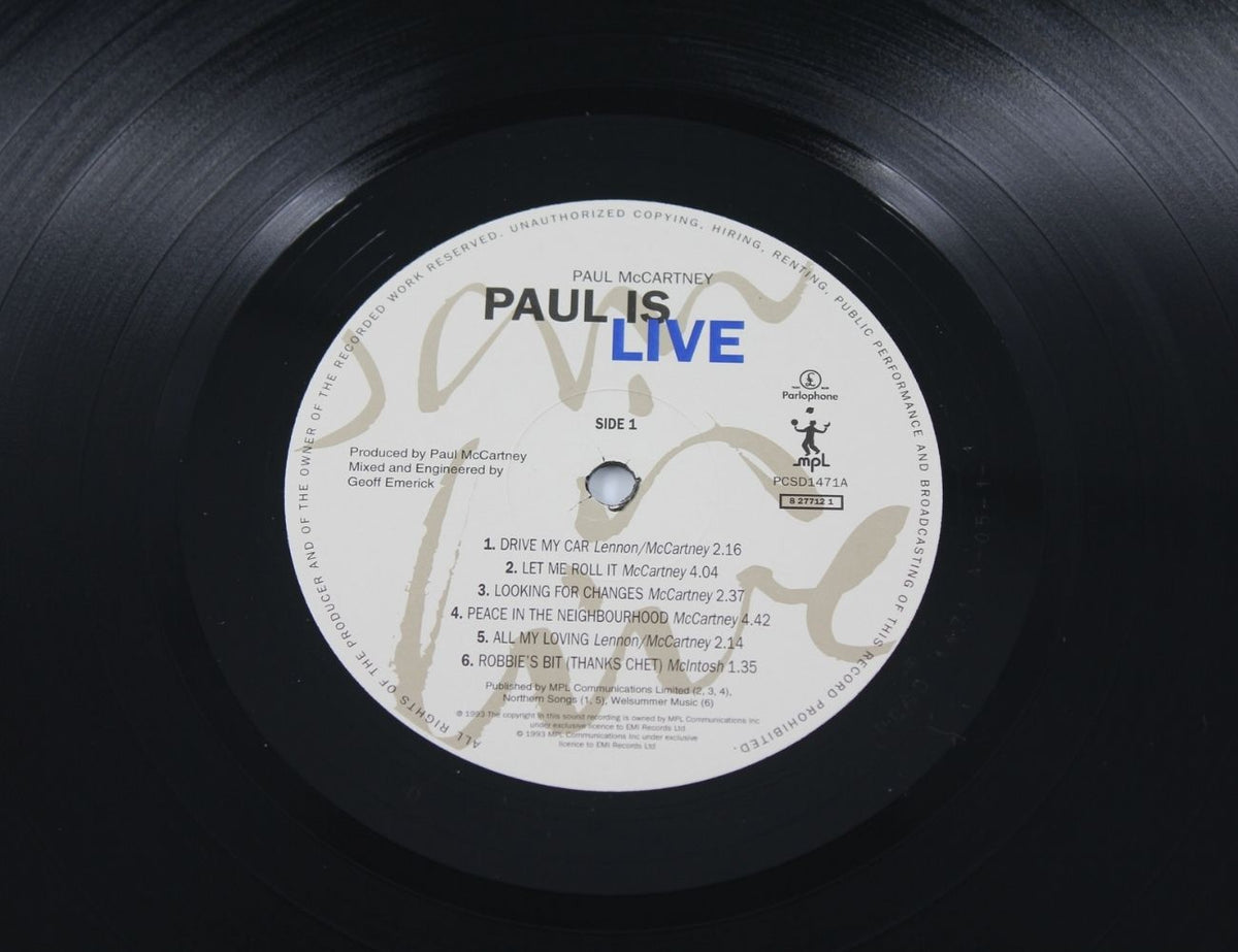 Paul McCartney - Paul Is Live