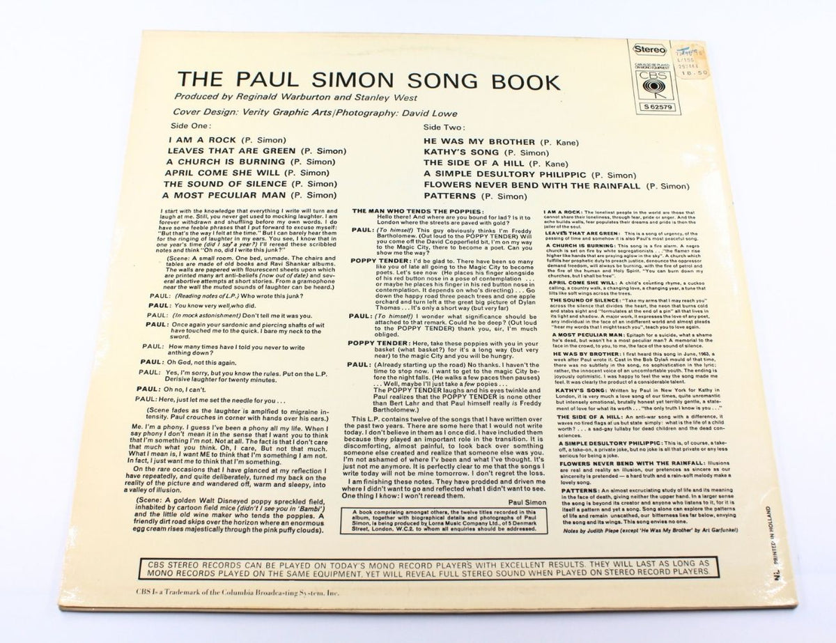 Paul Simon - The Paul Simon Song Book
