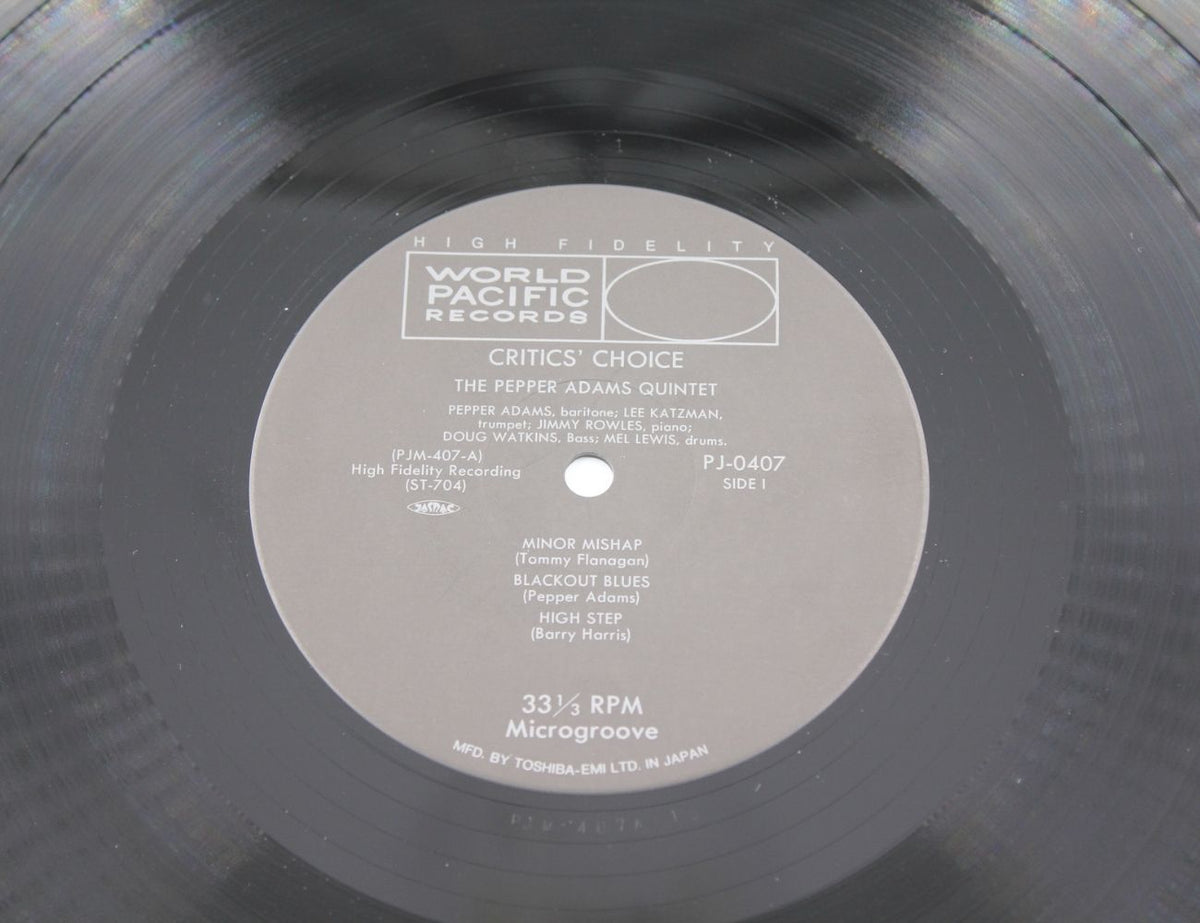 Pepper Adams - Critics' Choice