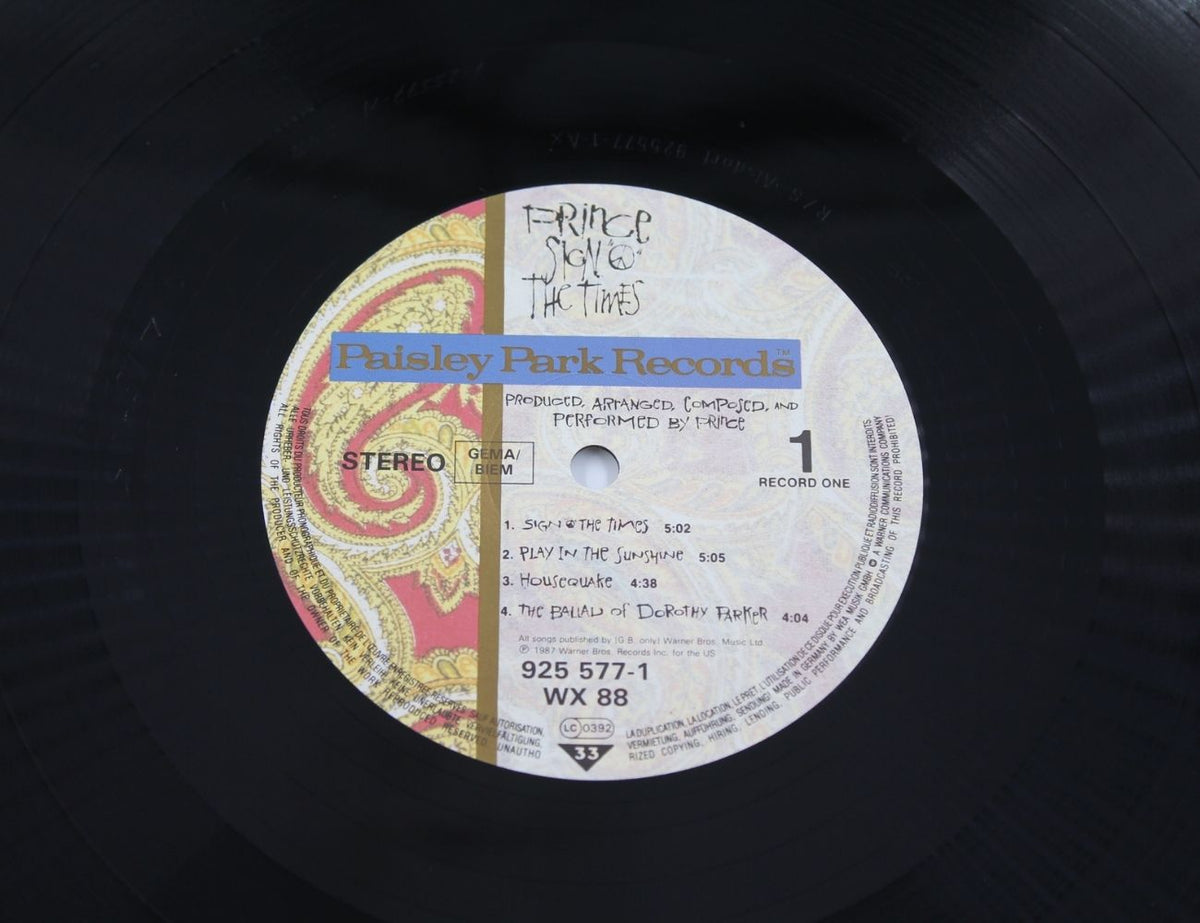 Prince - Sign "O" The Times