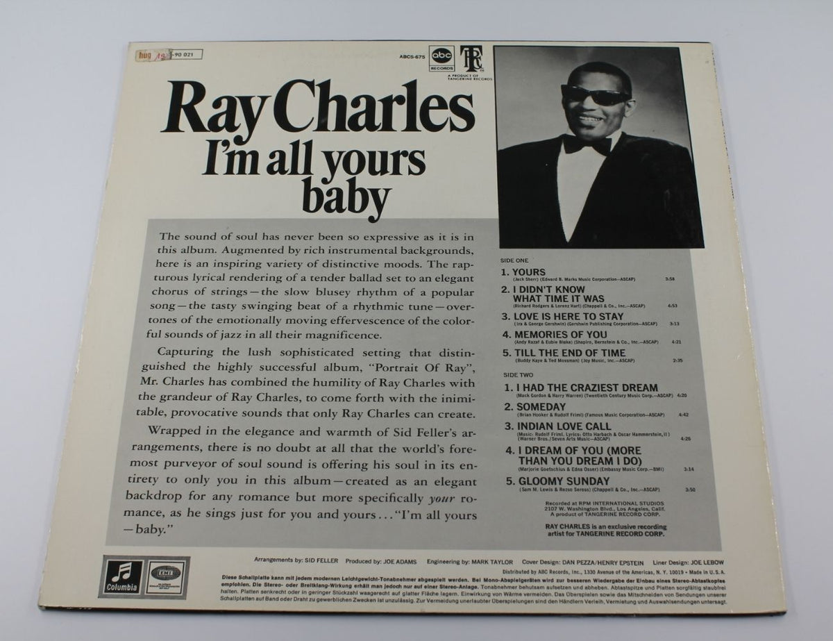 Ray Charles - I&#39;m All Yours-Baby!