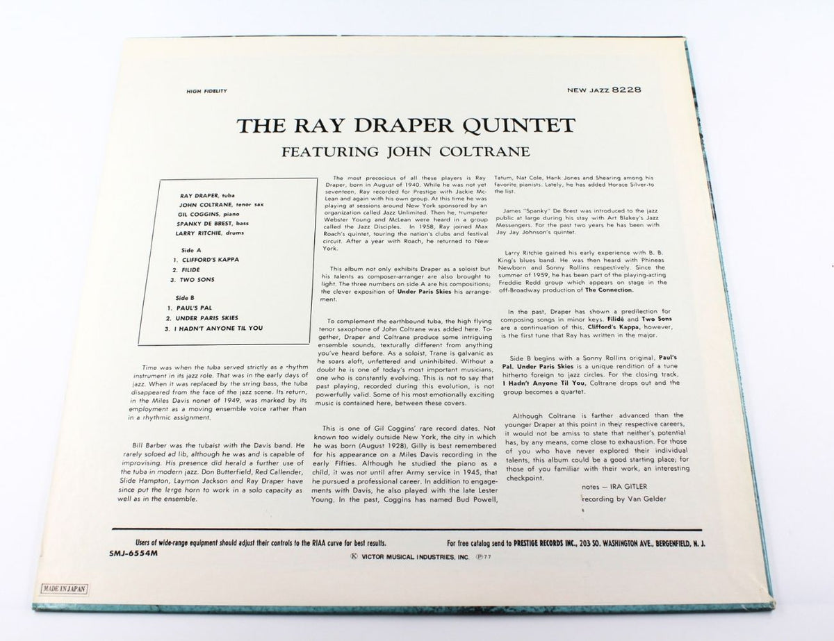 Ray Draper Quintet Featuring John Coltrane - Same