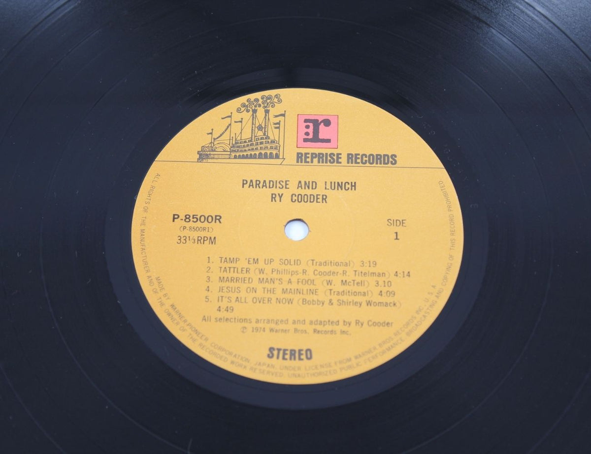 Ry Cooder - Paradise And Lunch