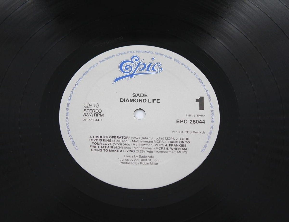 Sade - Diamond Life - Vinyl LP