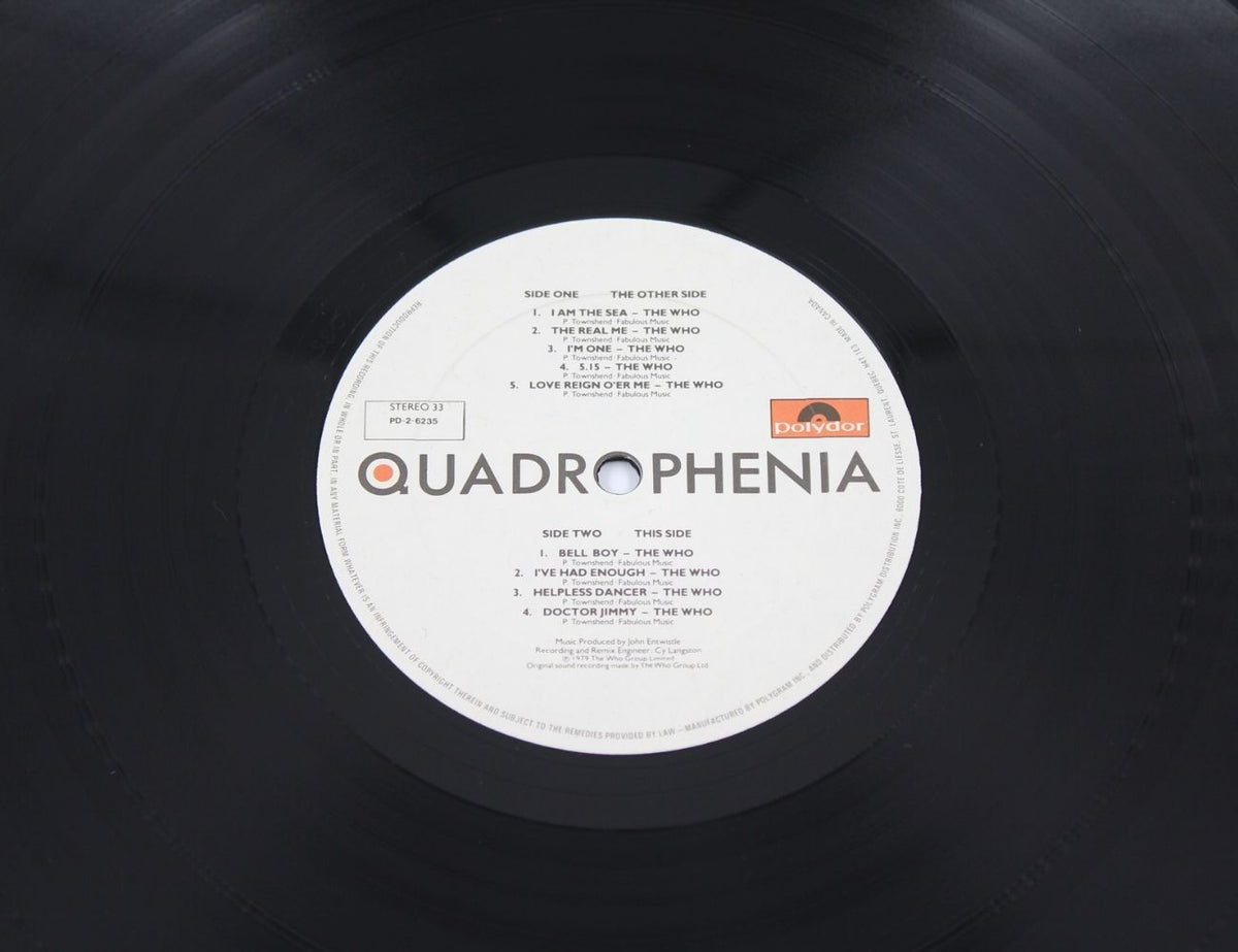 Various Artists - Quadrophenia (Original Soundtrack Recording Of The Who Film)