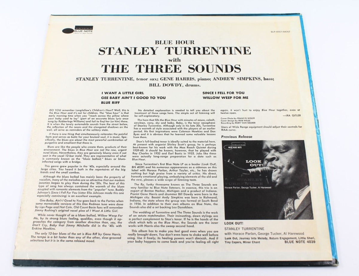 Stanley Turrentine With The Three Sounds - Blue Hour