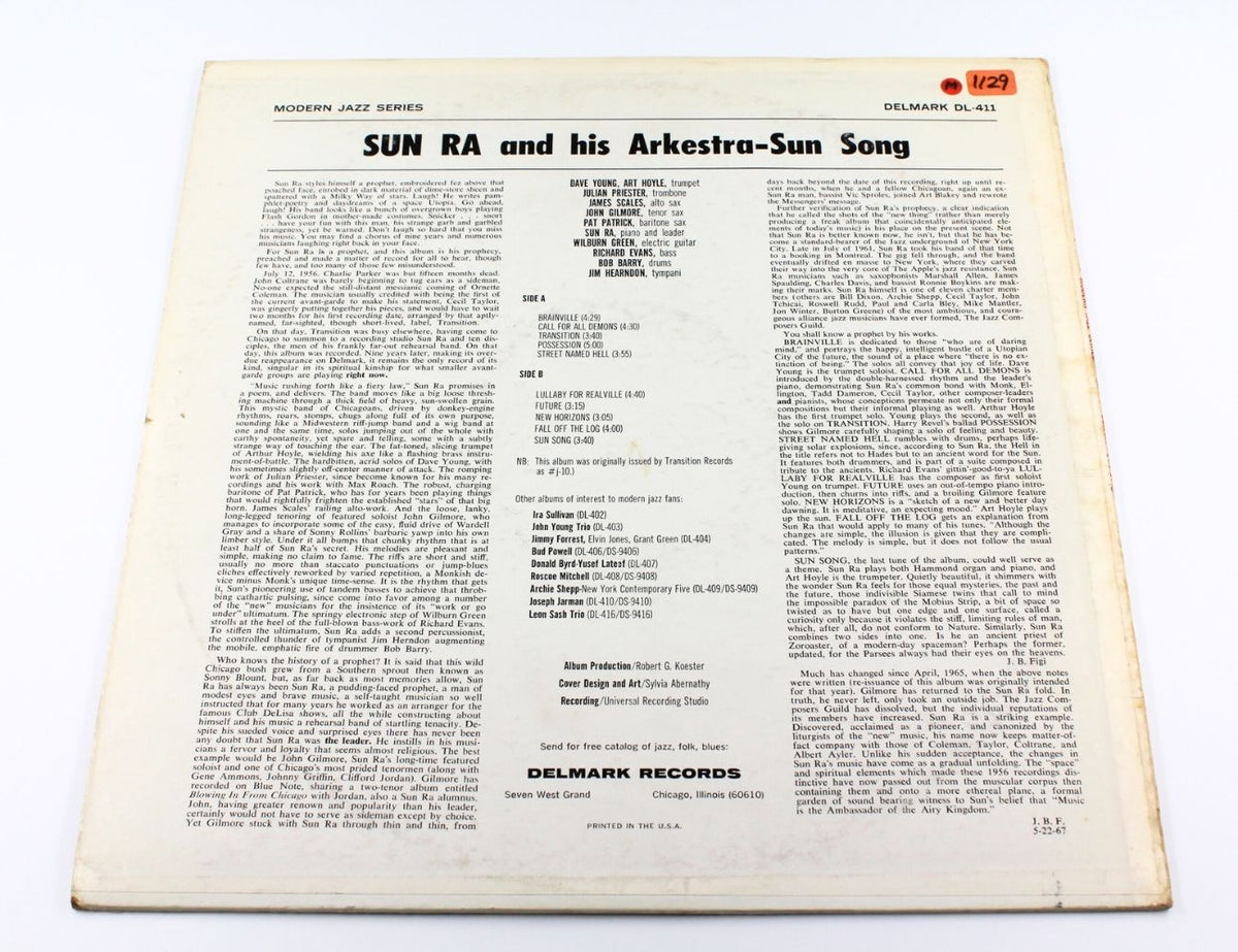 Sun Ra - Sun Song