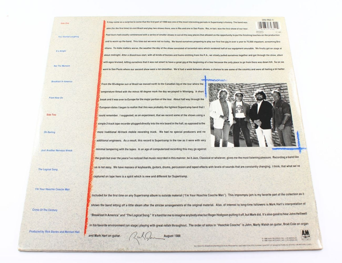 Supertramp - Live '88