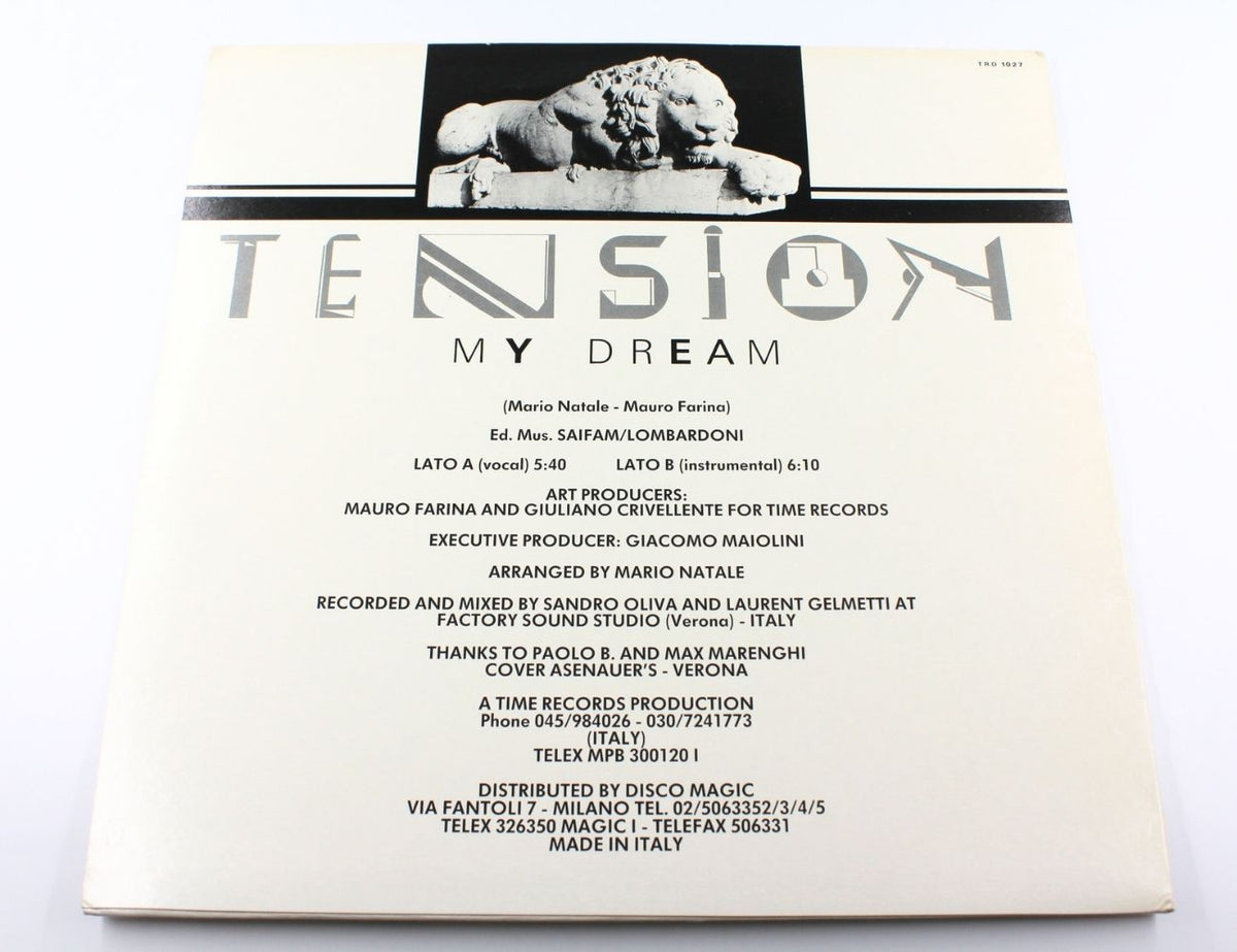 Tension - My Dream - VInyl LP