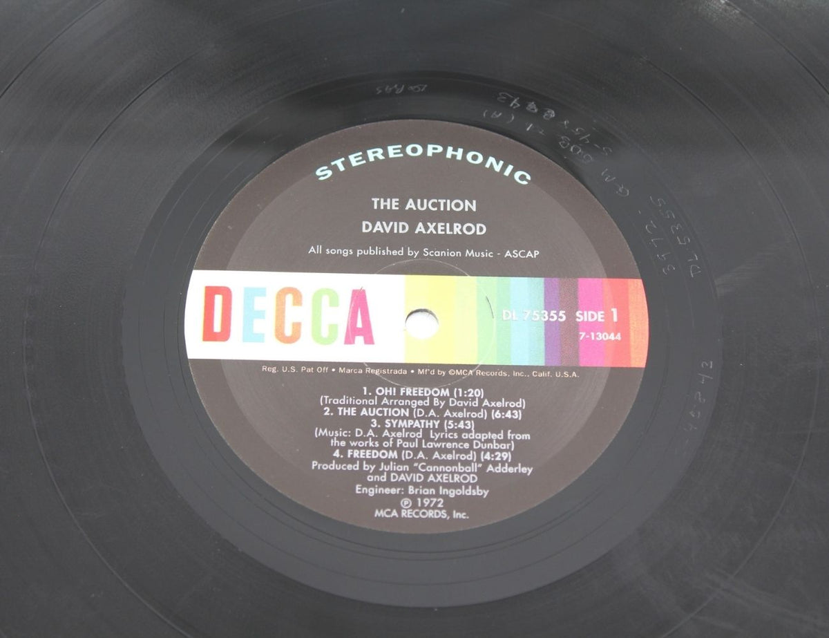 David Axelrod - The Auction