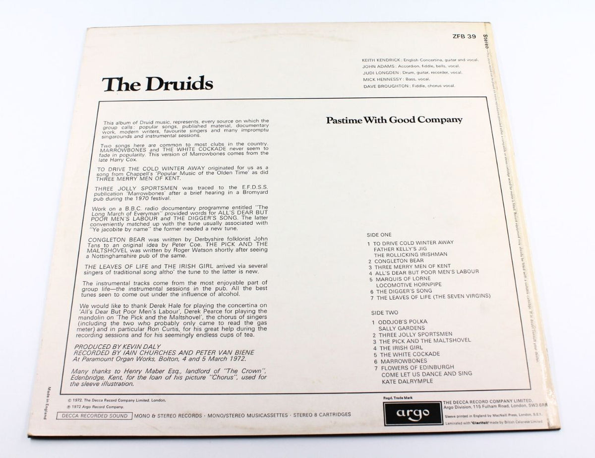 Druids - Pastime With Good Company