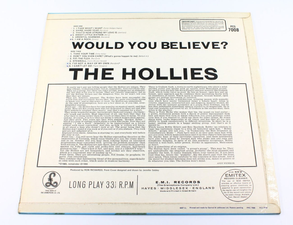 Hollies - Would You Believe?