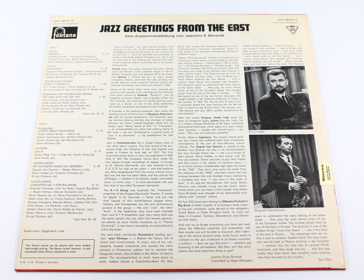 Various Artists - Jazz Greetings From The East