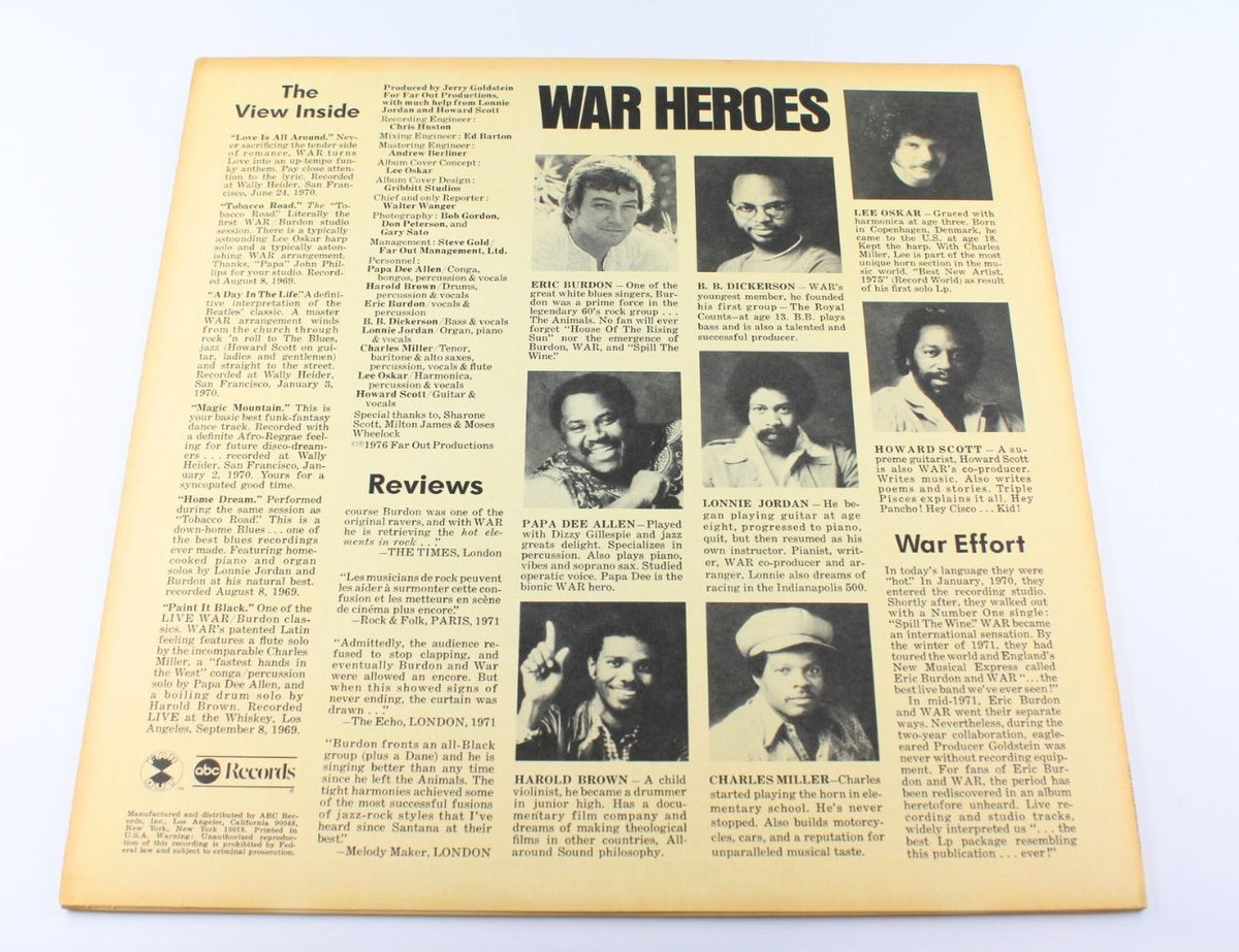 War Featuring Eric Burdon - Love Is All Around
