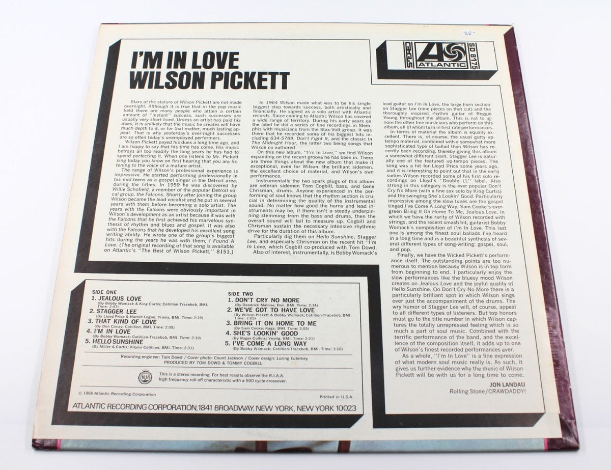 Wilson Pickett - I'm In Love