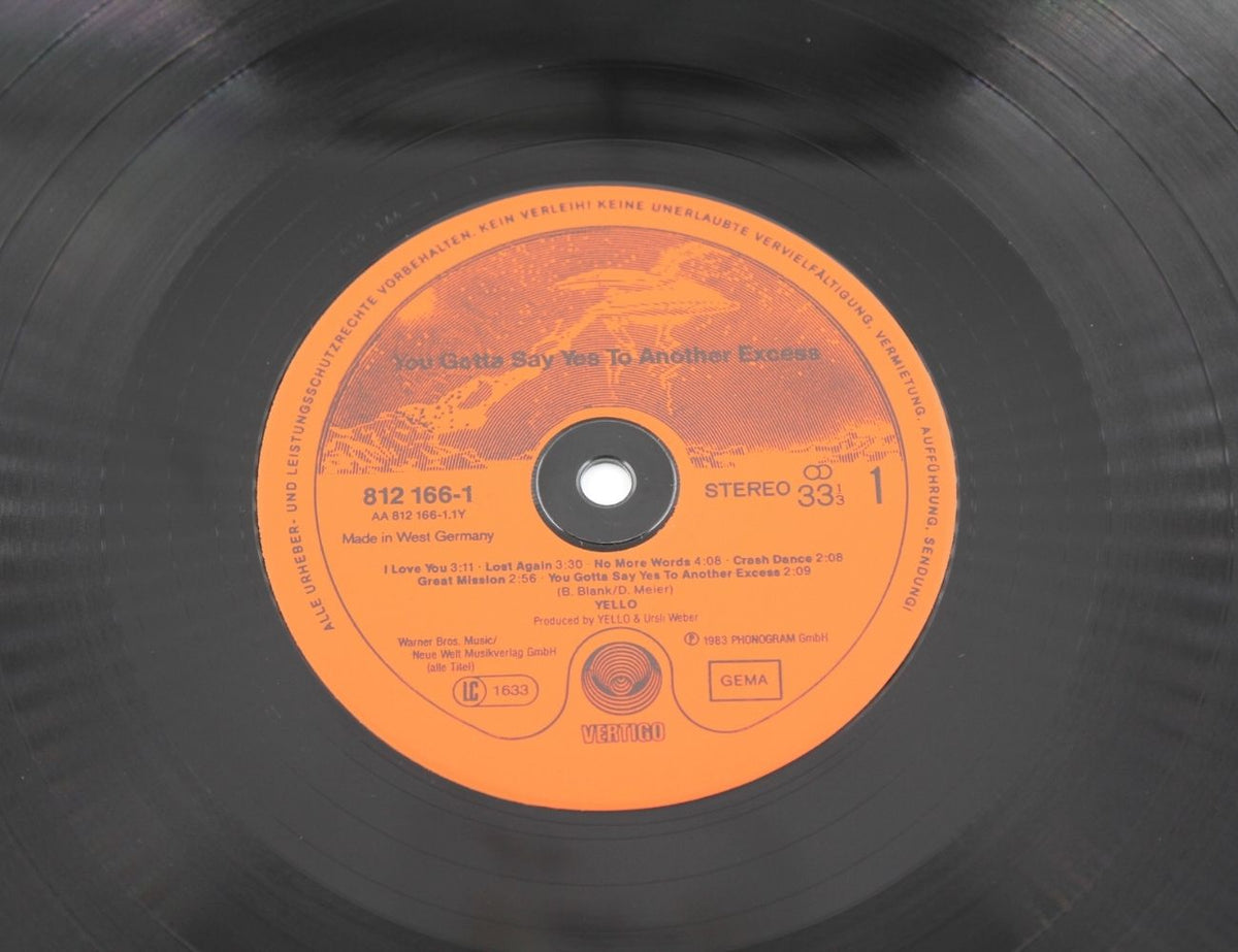 Yello - You Gotta Say Yes To Another Excess
