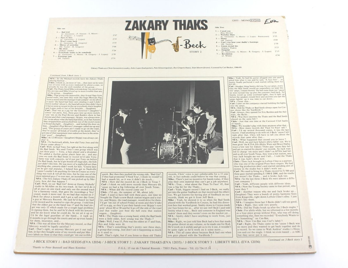 Zakary Thaks - J-Beck Story 2