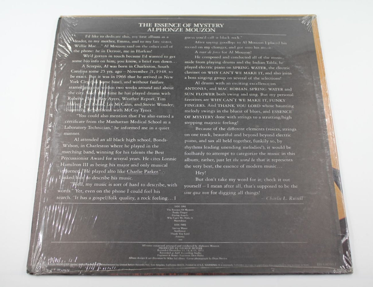 Alphonze Mouzon - The Essence Of Mystery - Vinyl LP