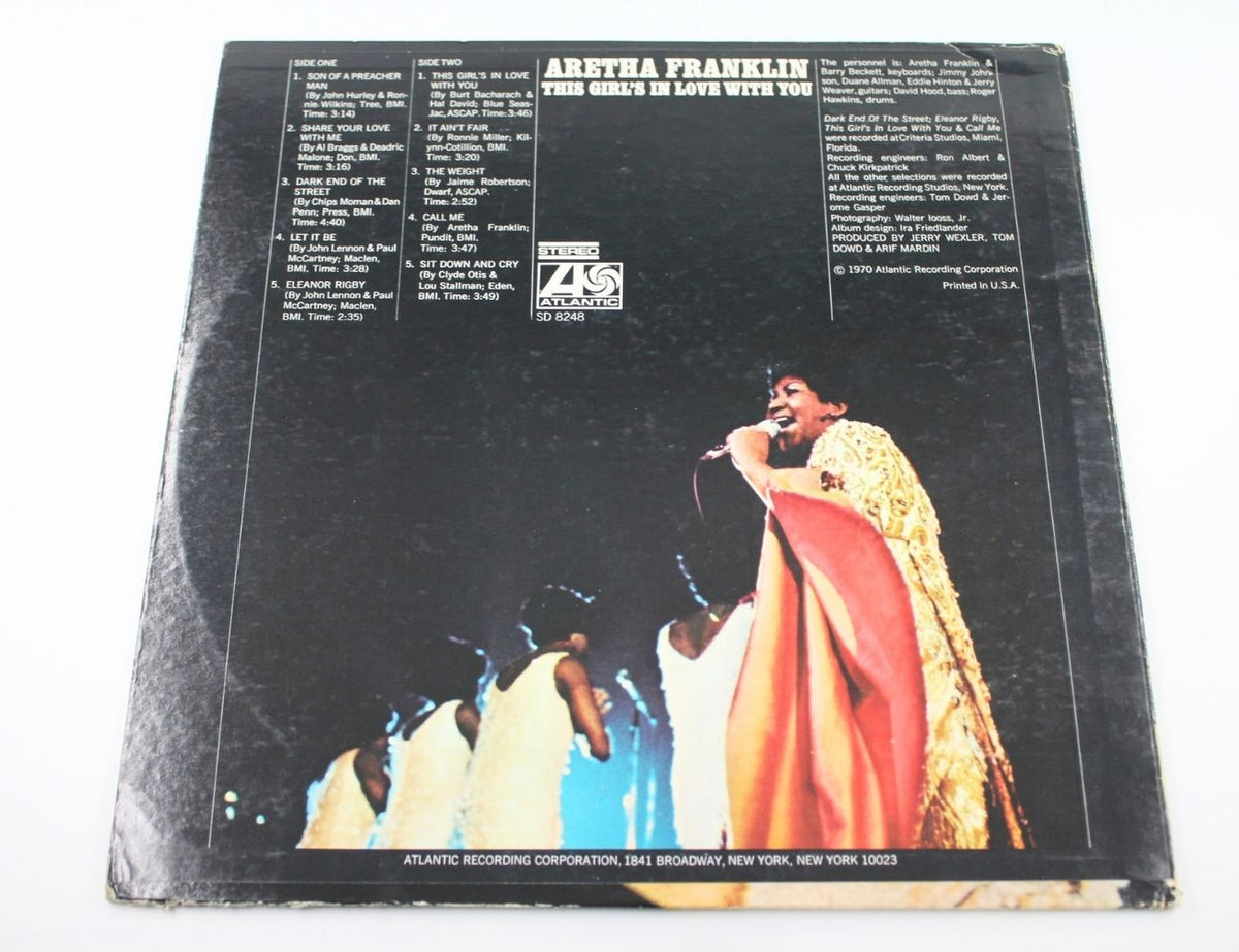 Aretha Franklin - This Girl's In Love With You - Vinyl LP