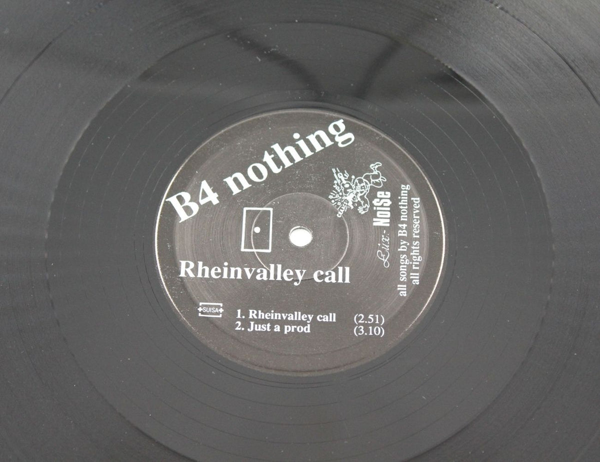 B4 NOTHING - Rheinvalley-Call - Vinyl Single